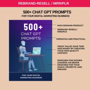 Ultimate AI Course & Prompt Generator Canva Templates + PLR Rights