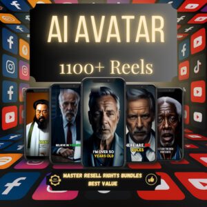 1100 AI Avatar Reels Bundle – Viral Faceless Content for TikTok, Reels & Shorts