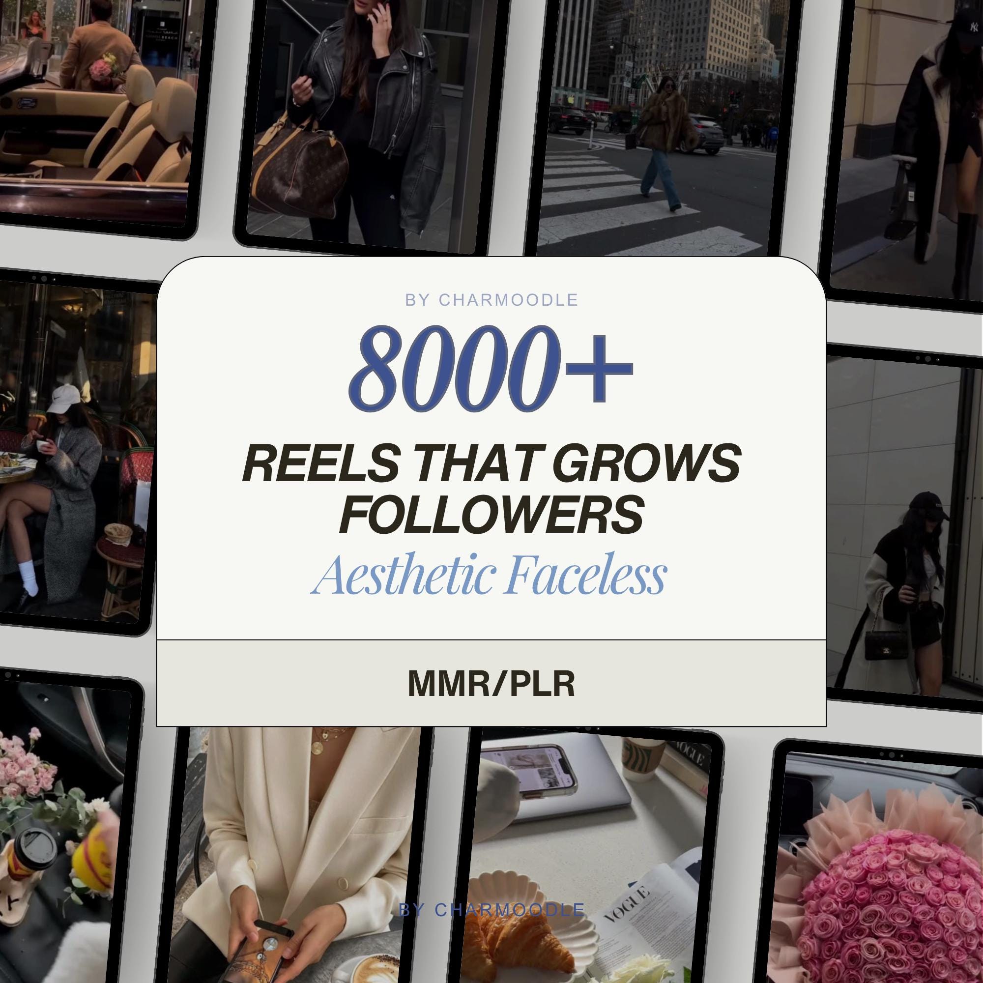 8000 Luxury Lifestyle Reels Bundle | Viral Faceless Content for Instagram,TikTok & YouTube Shorts