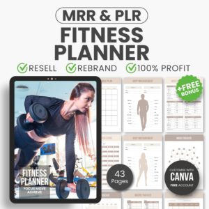 Complete Fitness Transformation Bundle | Workout Planner, Meal Tracker & Weight Loss Templates
