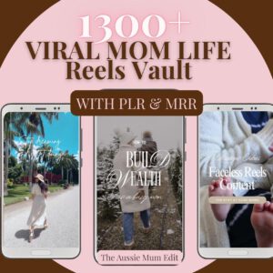 1300 Viral Motherhood Reels for Instagram, TikTok & Shorts – Canva Editable & Ready to Post