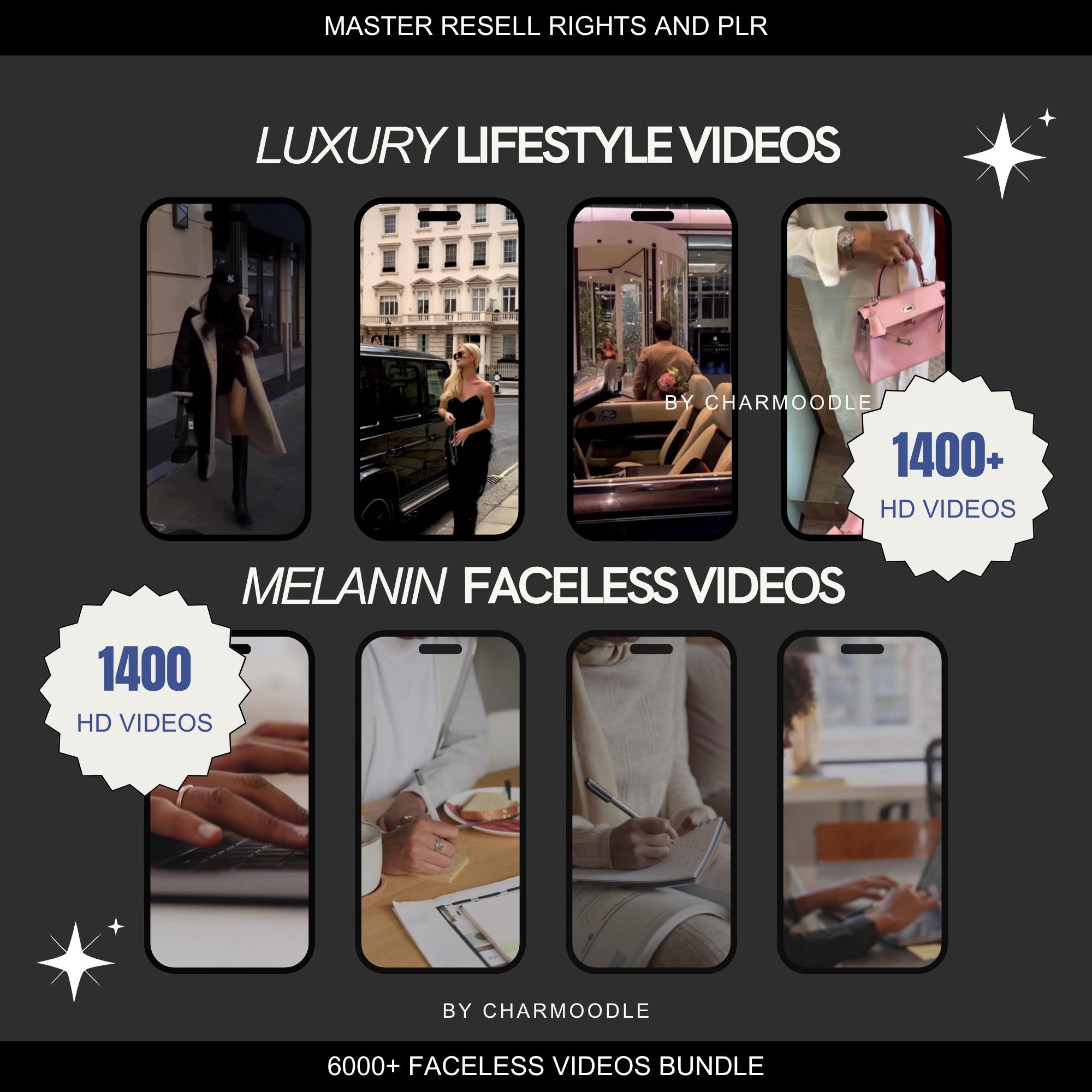 8000 Luxury Lifestyle Reels Bundle | Viral Faceless Content for Instagram,TikTok & YouTube Shorts - Image 4
