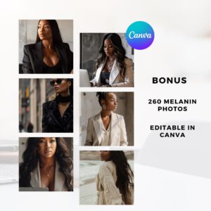 Melanin Creator Success Bundle – 1600+ Faceless Reels, Lifestyle Photos & Digital Marketing Content